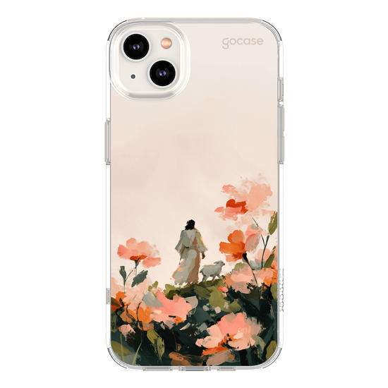 Capinha para celular  Jesus e a Ovelha - Pintura