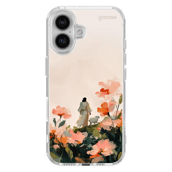 Capinha para celular  Jesus e a Ovelha - Pintura