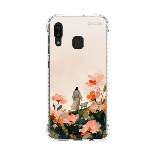 Capinha para celular  Jesus e a Ovelha - Pintura