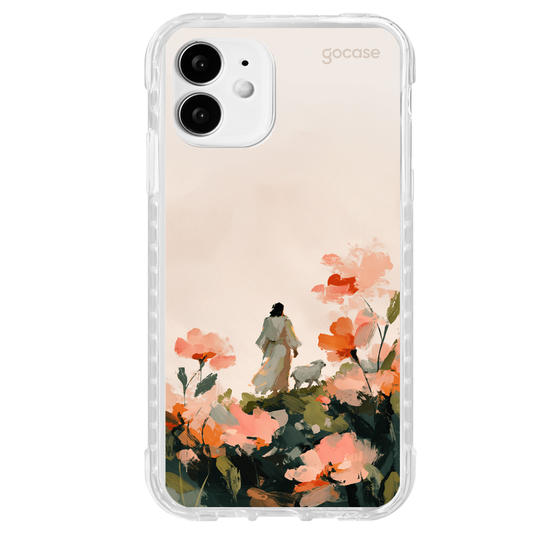 Capinha para celular  Jesus e a Ovelha - Pintura