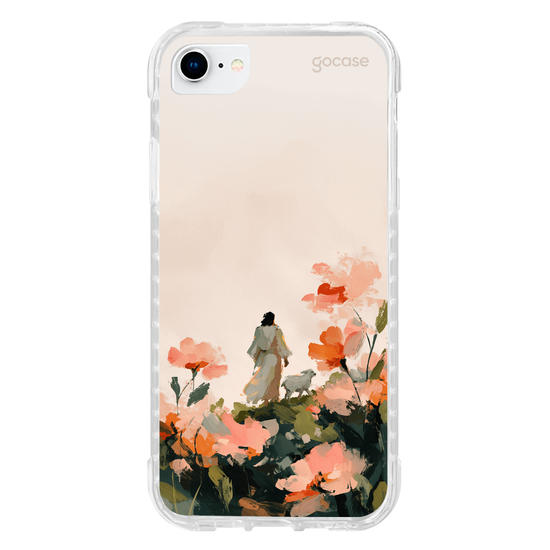Capinha para celular  Jesus e a Ovelha - Pintura