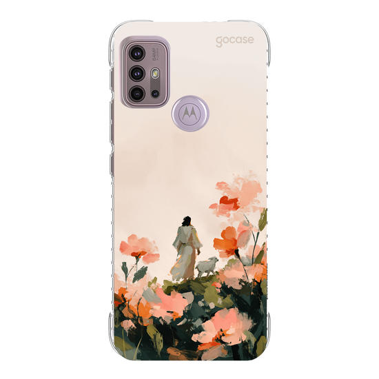 Capinha para celular  Jesus e a Ovelha - Pintura