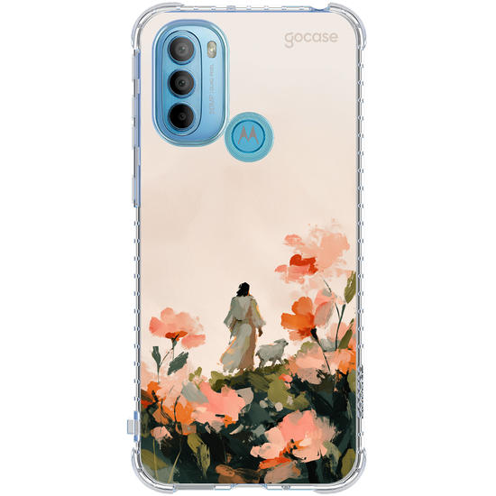 Capinha para celular  Jesus e a Ovelha - Pintura