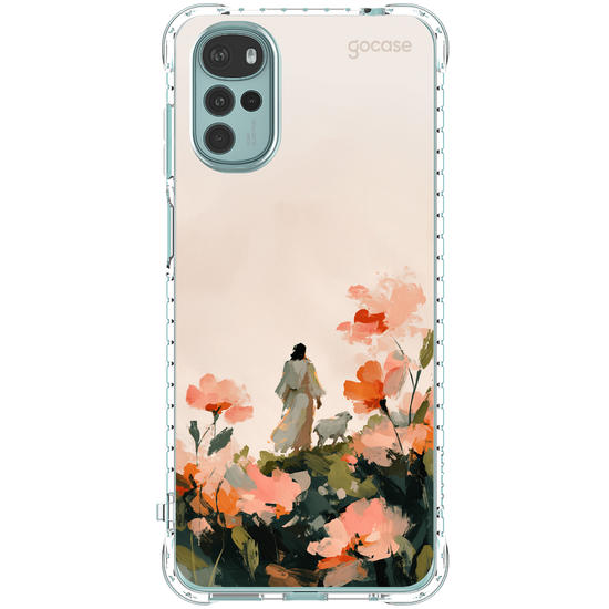 Capinha para celular  Jesus e a Ovelha - Pintura