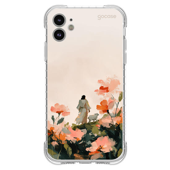 Capinha para celular  Jesus e a Ovelha - Pintura