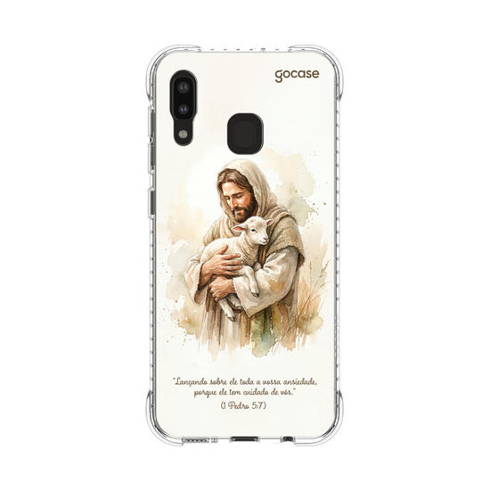 Capinha para celular  Jesus e Cordeiro