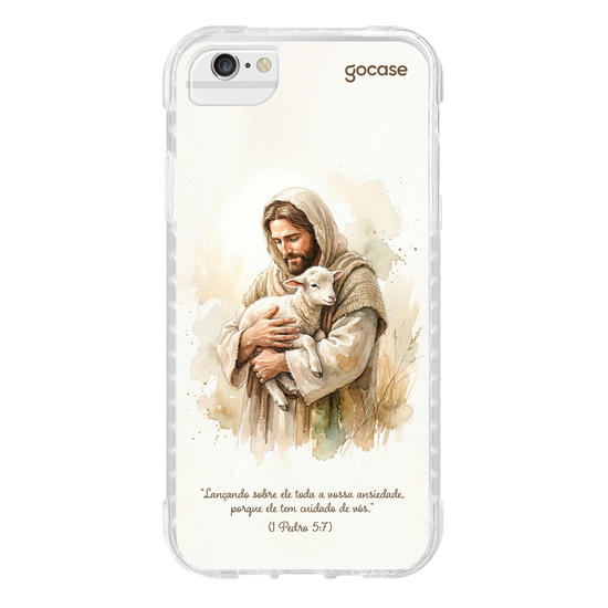 Capinha para celular  Jesus e Cordeiro