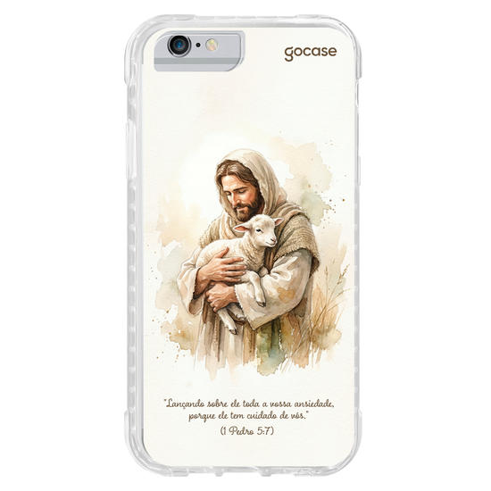 Capinha para celular  Jesus e Cordeiro