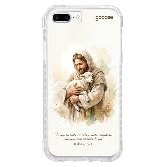 Capinha para celular  Jesus e Cordeiro