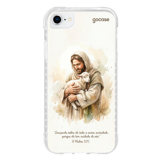 Capinha para celular  Jesus e Cordeiro