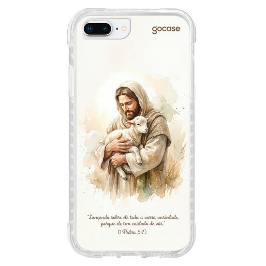 Capinha para celular  Jesus e Cordeiro