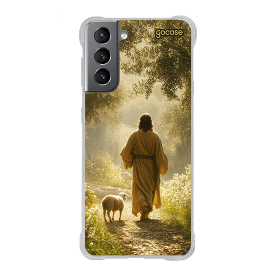 Capinha para celular  Jesus e o Cordeiro