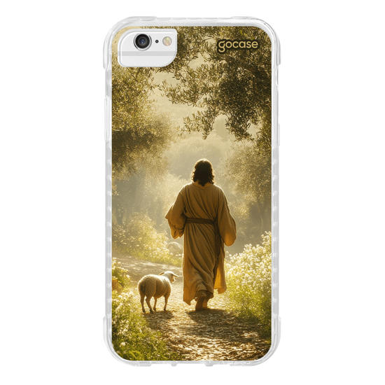 Capinha para celular  Jesus e o Cordeiro