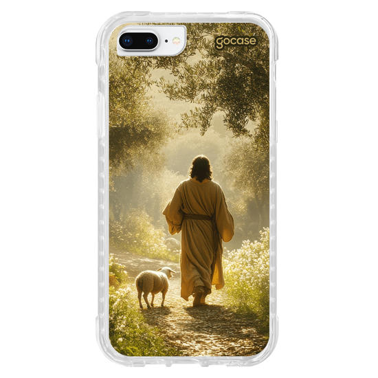 Capinha para celular  Jesus e o Cordeiro