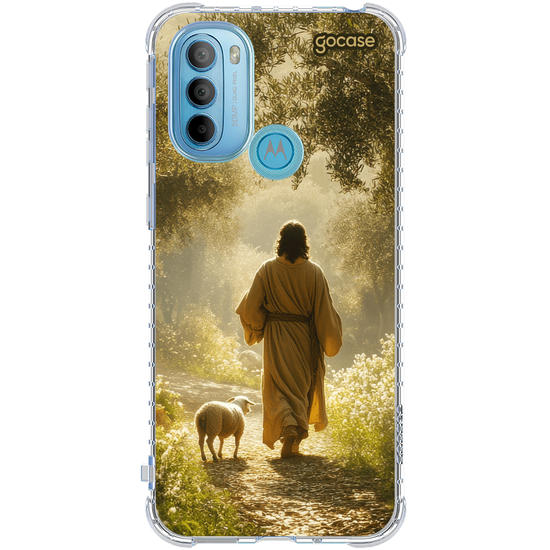 Capinha para celular  Jesus e o Cordeiro