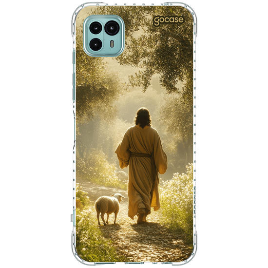 Capinha para celular  Jesus e o Cordeiro