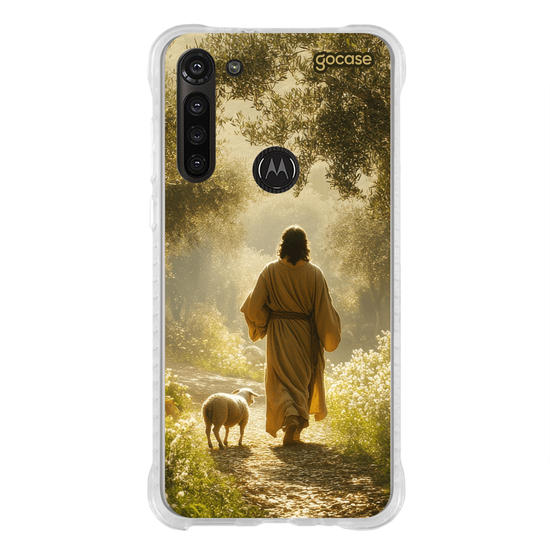 Capinha para celular  Jesus e o Cordeiro