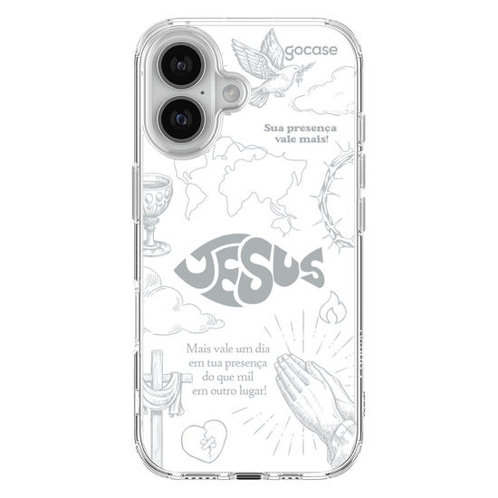 Capinha para celular  Jesus Elementos Pattern
