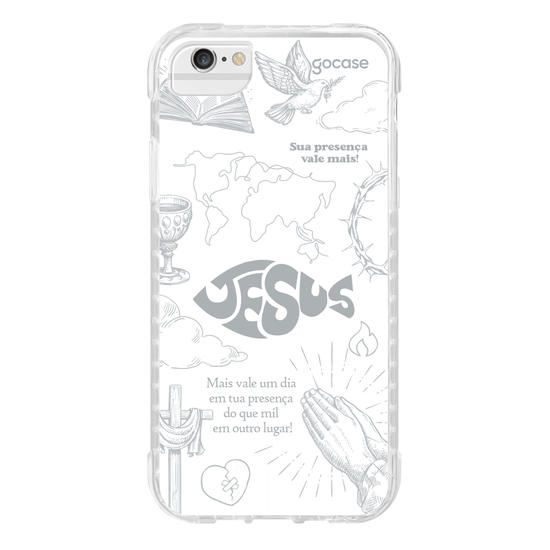 Capinha para celular  Jesus Elementos Pattern