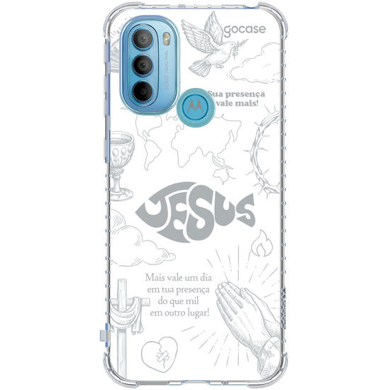 Capinha para celular  Jesus Elementos Pattern