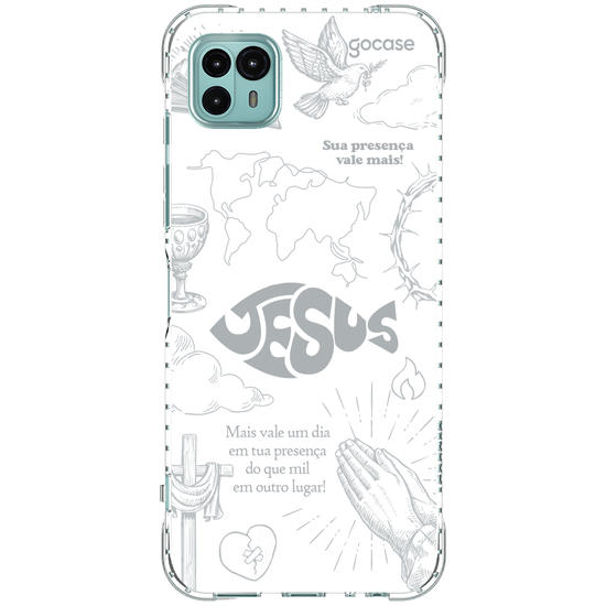 Capinha para celular  Jesus Elementos Pattern