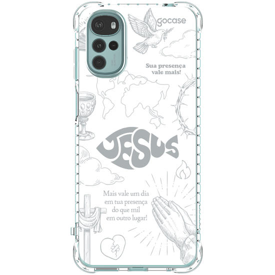 Capinha para celular  Jesus Elementos Pattern