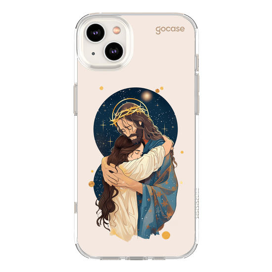 Capinha para celular  Jesus Hug Stars