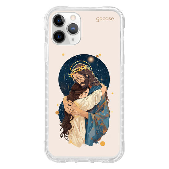 Capinha para celular  Jesus Hug Stars