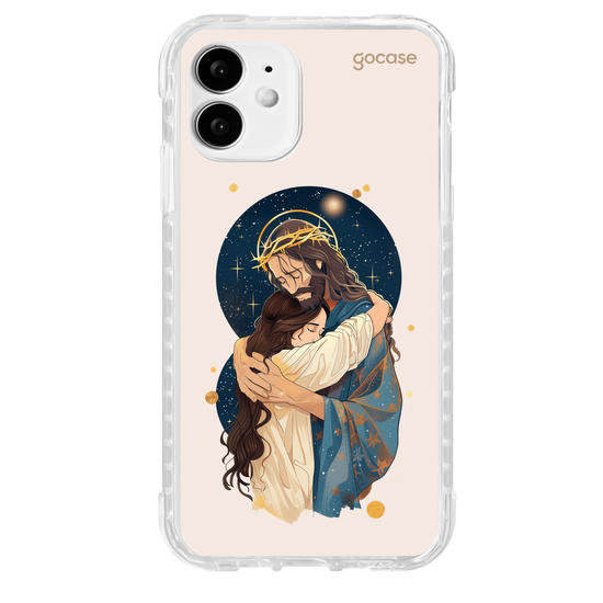Capinha para celular  Jesus Hug Stars