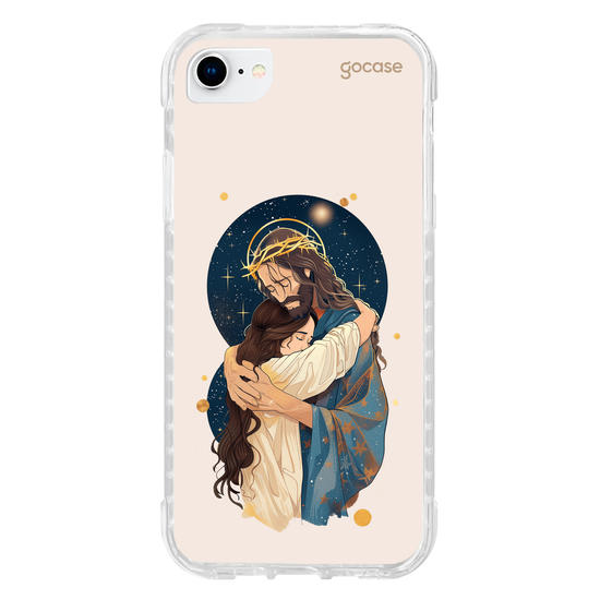 Capinha para celular  Jesus Hug Stars