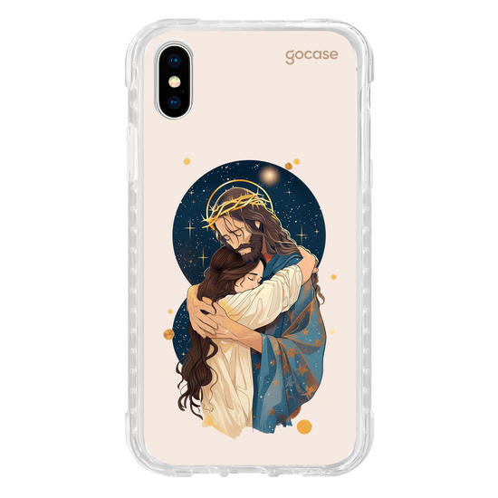 Capinha para celular  Jesus Hug Stars