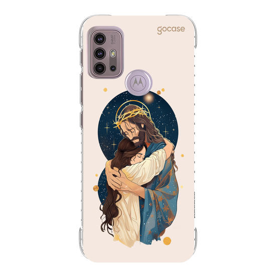 Capinha para celular  Jesus Hug Stars