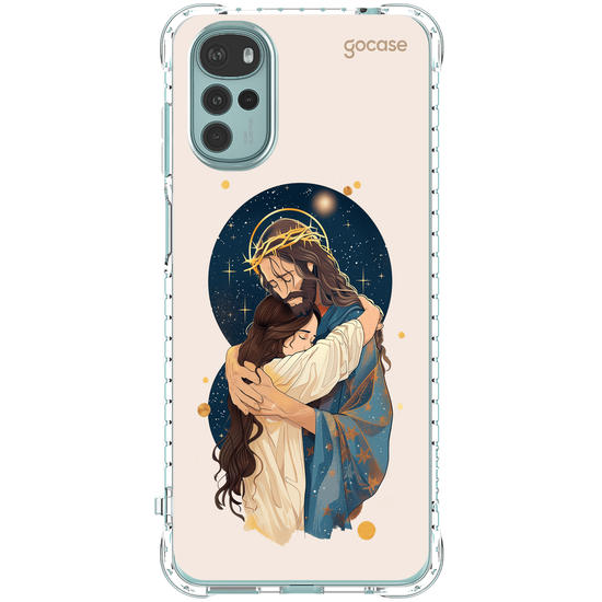 Capinha para celular  Jesus Hug Stars