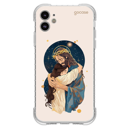 Capinha para celular  Jesus Hug Stars