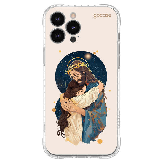 Capinha para celular  Jesus Hug Stars