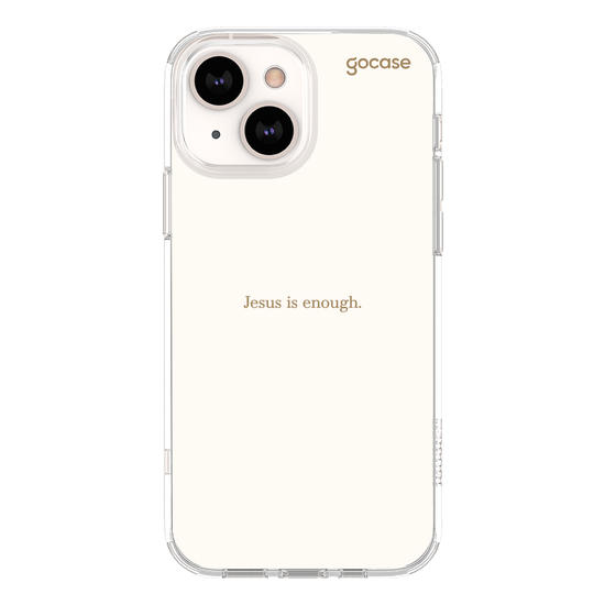 Capinha para celular Jesus is Enough.