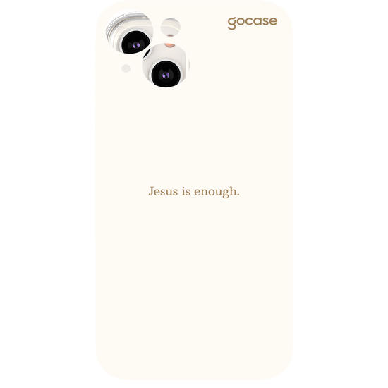 Capinha para celular  Jesus is Enough.