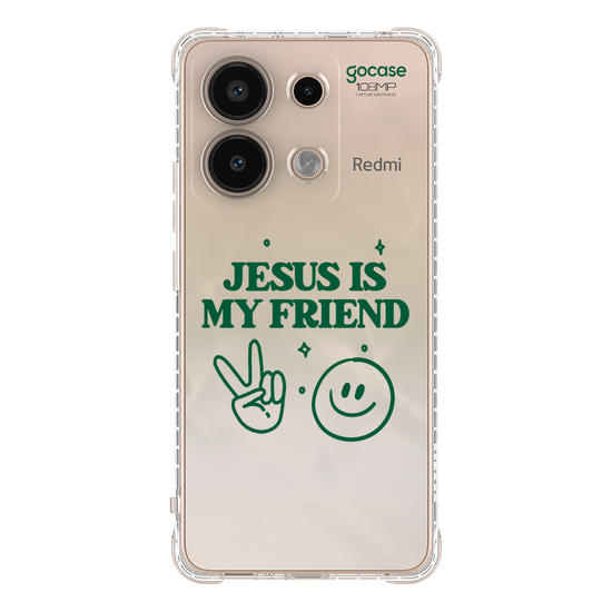 Capinha para celular  Jesus Is My Friend