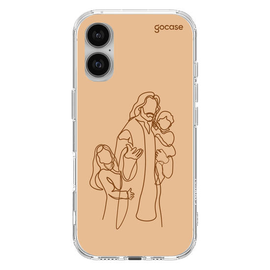 Capinha para celular  Jesus Lineart Draw - 2
