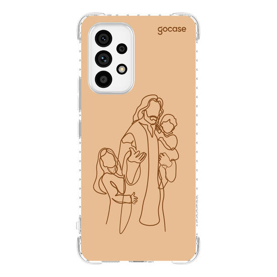 Capinha para celular  Jesus Lineart Draw - 2