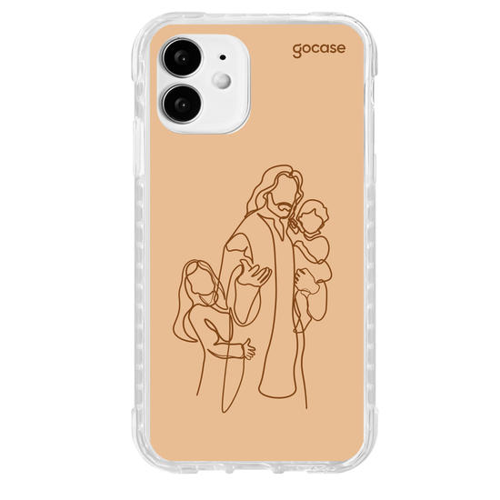 Capinha para celular  Jesus Lineart Draw - 2