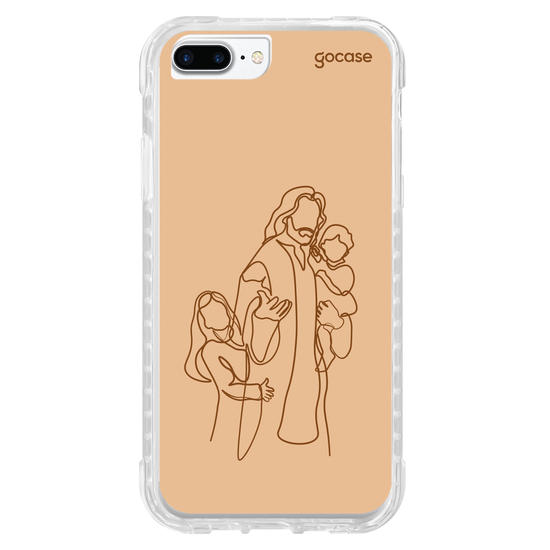 Capinha para celular  Jesus Lineart Draw - 2