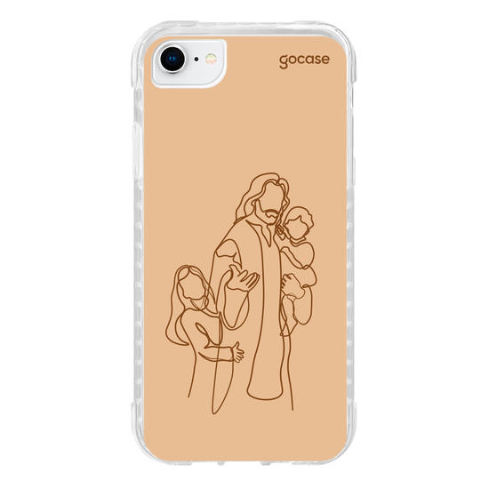 Capinha para celular  Jesus Lineart Draw - 2