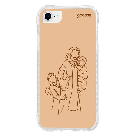 Capinha para celular  Jesus Lineart Draw - 2