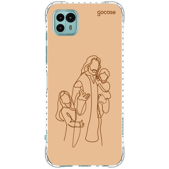 Capinha para celular  Jesus Lineart Draw - 2