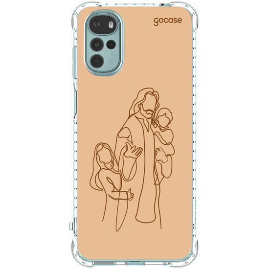 Capinha para celular  Jesus Lineart Draw - 2