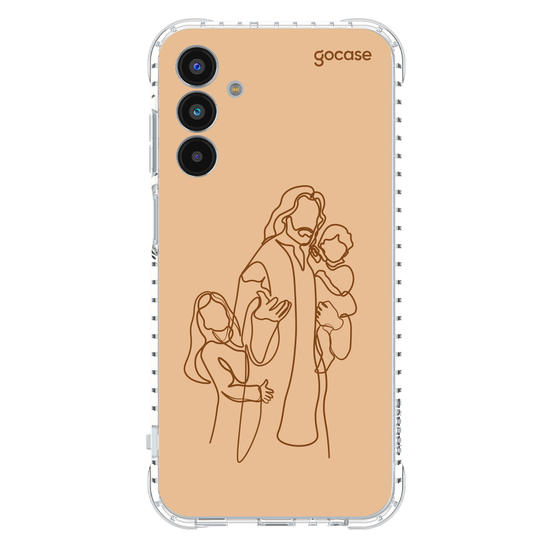 Capinha para celular  Jesus Lineart Draw - 2