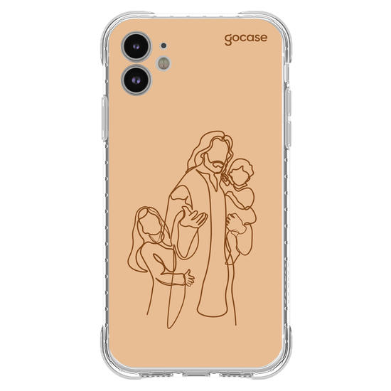 Capinha para celular  Jesus Lineart Draw - 2