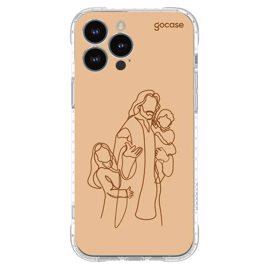 Capinha para celular  Jesus Lineart Draw - 2