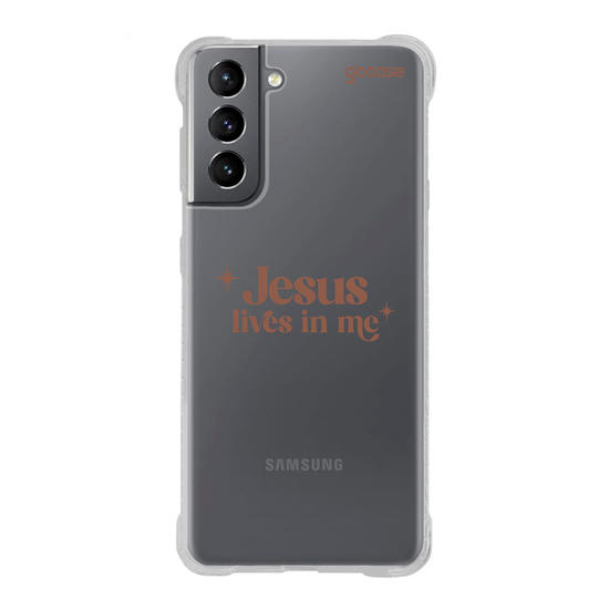 Capinha para celular Jesus Lives in Me